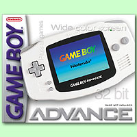 GameBoy Advance (white) incl. Backlight Mod