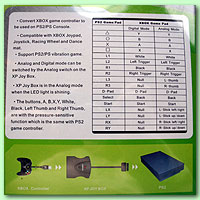 GamePadConverter 1x  XBOX -> PS2 MAYFLASH