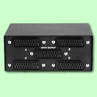 4-fach SCART Umschalter RGB (schwarz)