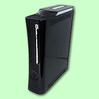 XBOX 360 XCM Geh�use schwarz Black Knight