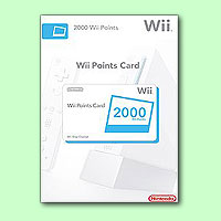 Wii Points Card 2000