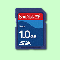 SanDisk SD 1GB Speicherkarte