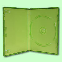 DVD Case Leerh�lle gr�n transparent (Idealer Ersatz f�r XBOX 360)