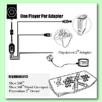 X-Arcade Game Adapter XBOX 360