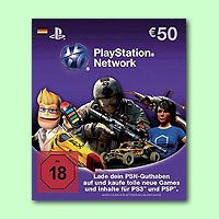 Playstation Network Card (50 Euro) (emai)