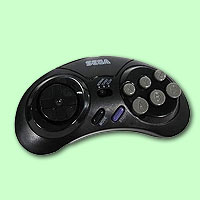 Sega Mega Drive Controller Original 6 Button Pad