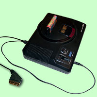 Kabel Sega Mega Drive 1 RGB Stereo -> Scart 2m