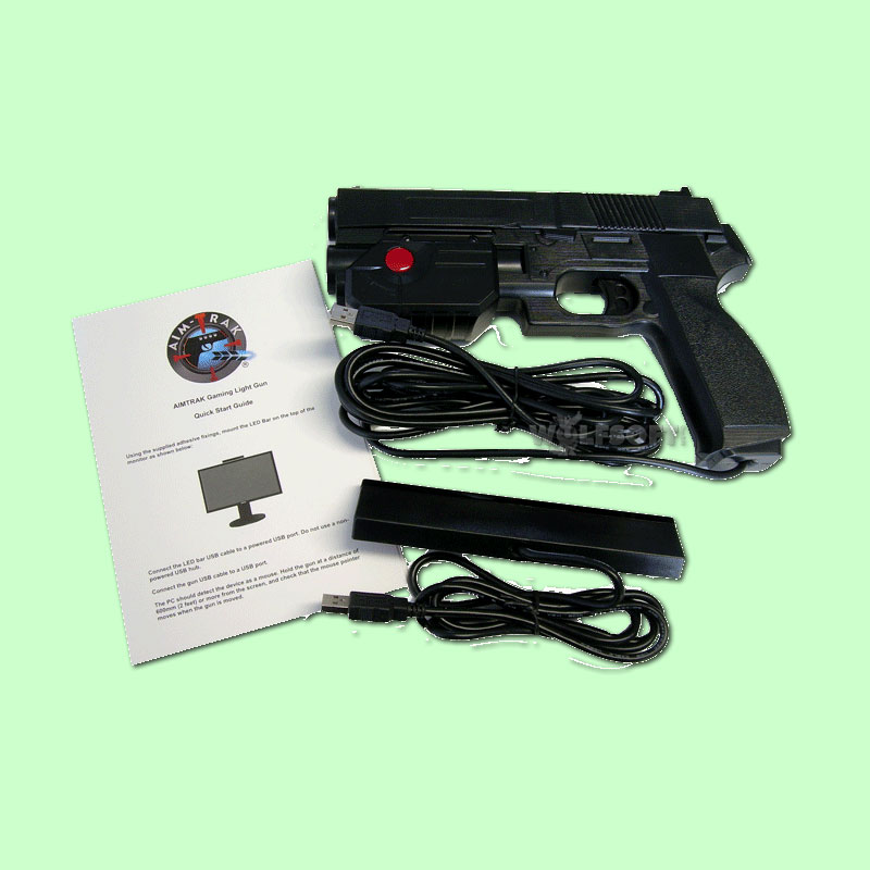 wolfsoft.de shop AimTrak Light Gun Black recoil 15195