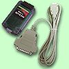 Sega Dreamcast VMU 4MB (3rd Party) PC-Link f�hig incl. Link-Kabel gebr.
