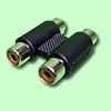 Cinch Adapter Buchse-Buchse 2-fach