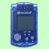 Dreamcast VMU (blue/clear)  (Sega)