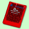 Playstation 2 Memory Card (8MB) Crimson Red - transparent (Sony)