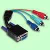 Adapter Component YUV -> VGA 15 cm