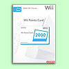 Wii Points Card 2000