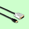 HDMI Stecker -> DVI-D Stecker Verbindungskabel 2m