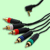 Componentenkabel f�r PSP Slim & Lite 1,8m (Gold)