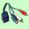 Kabel N64, NGC  S-Video NTSC->Hosiden 2m (blau)