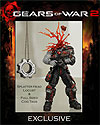 Gears of War 2 Locust Figur SPLATTER HEADSHOT + Anh�nger LIMITIERT