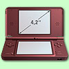 Nintendo DSI XL Handheld Bordeauxrot
