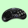 Sega Mega Drive Controller Original 6 Button Pad