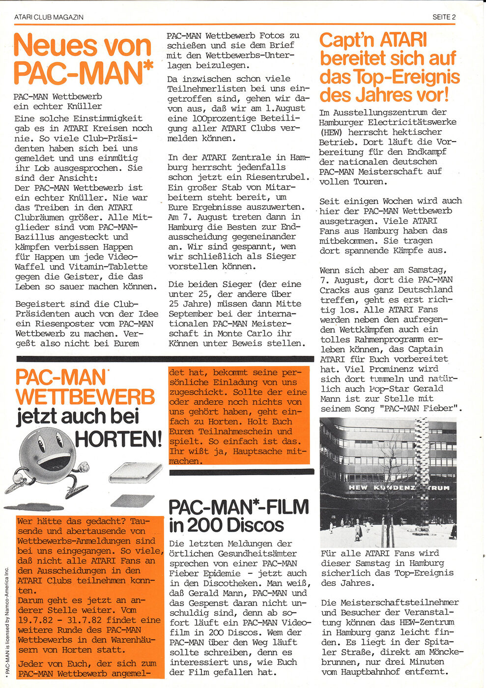 Atari Club Magazin Juli/82