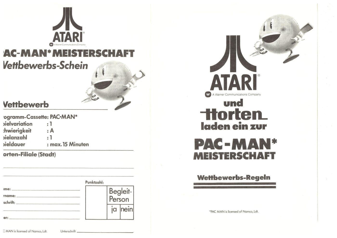 Horten Wettbewerbs-Schein