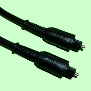 Optical Cable Digital Audio Kabel Schwarz (Toslink) 0,5 Meter
