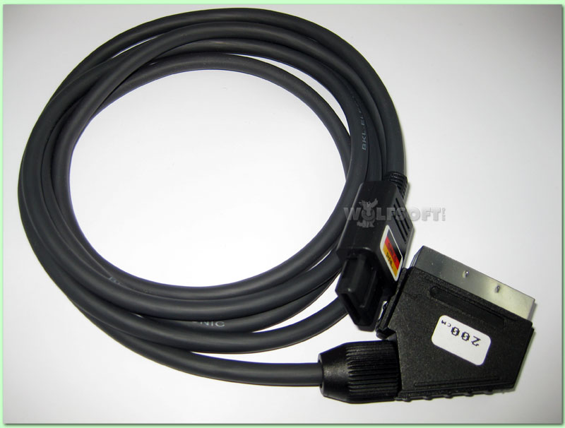 Super Nintendo Premium RGB Kabel 2m (Luma als Sync) für PAL SNES