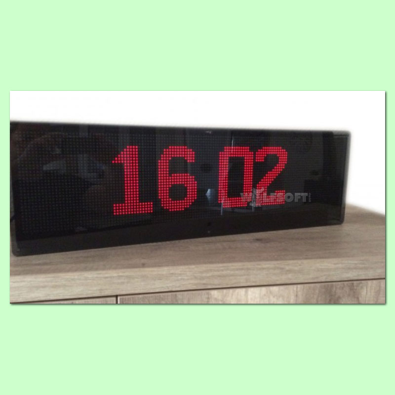 rpi2DMD Clock "big" black