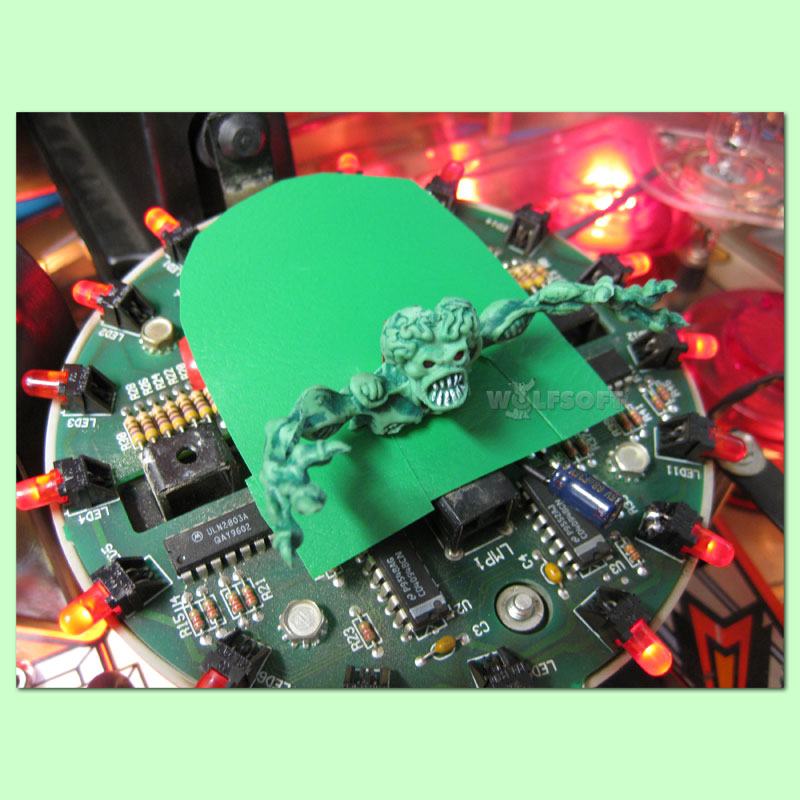 BIG Saucer Martian Mod for Attack from Mars Pinball Remake AFM RM