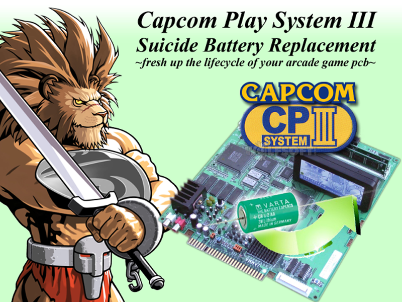 Capcom Play III Battery Replacement CPS3