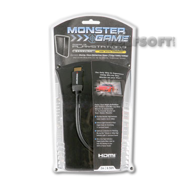 Monster GL: HDMI Digital Video/Audio Cable 2m (PS3)