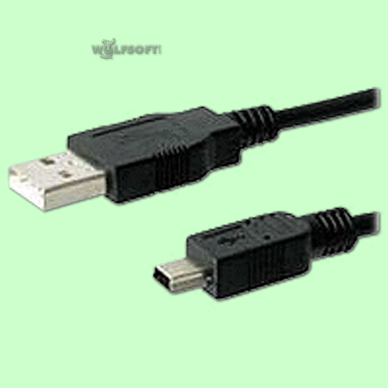 Ladekabel für PS3 Controller (1,8m) USB 2.0 A/Stecker -> B mini 5pol/Stecker