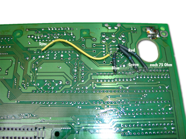 Neo Geo RGB-fix Mod (no more vertical lines)