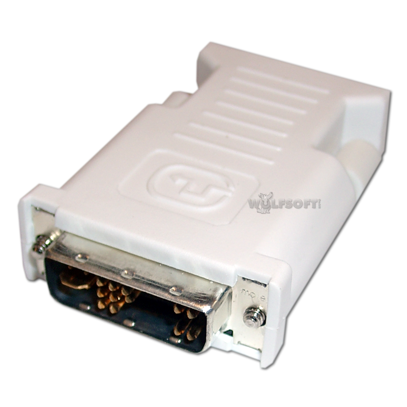 VGA DVI-I Adapter, ( HD15 weiblich auf 24+5 männlich)