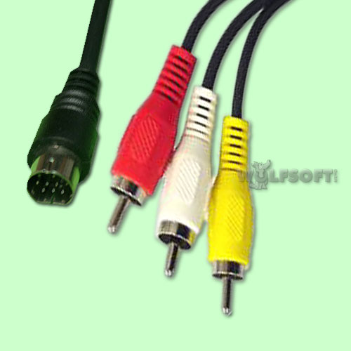 Kabel Saturn A/V -> nach Cinch