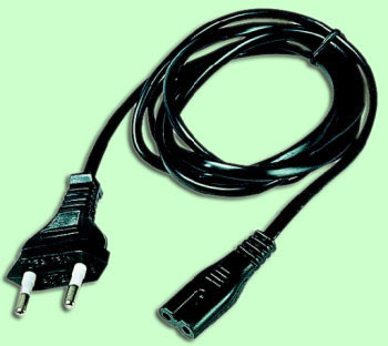 Kabel AC Power (230V) 2m für PS 1,PS 2, Dreamcast, Saturn