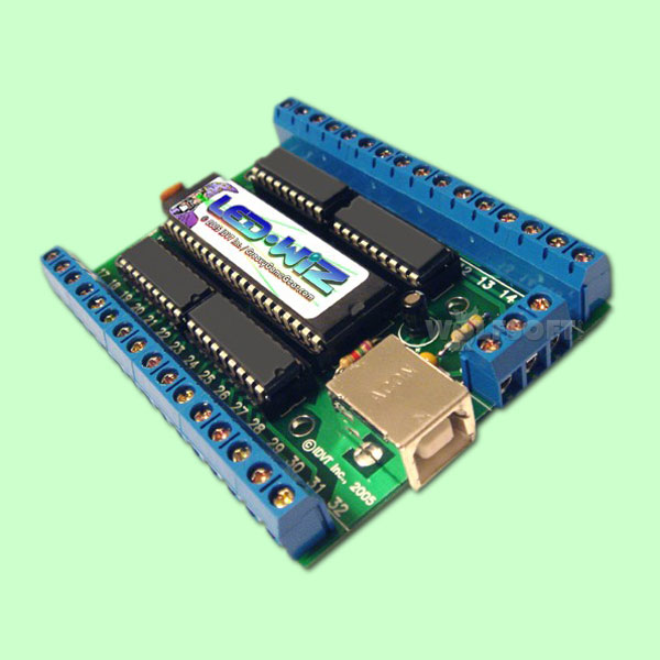 LED-WIZ 32 Port USB Lighting and Output Controller