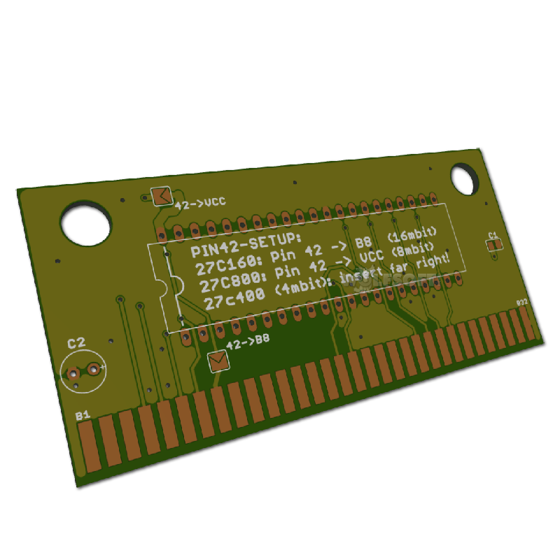CART-PCB für MegaDrive MD/Genesis