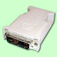 VGA DVI-I Adapter, ( HD15 weiblich auf 24+5 mnnlich)