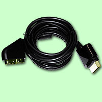 XBOX 360 RGB Scart Kabel sw