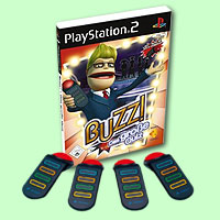 BUZZ! : Das groe Quiz fr PS2 incl. 4 Buzzer