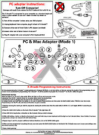 X-Arcade DUAL Joystick (USB) (ArcadeStick)