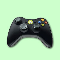 XBOX 360 Wireless Controller Schwarz (Microsoft)