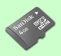 SanDisk MicroSDHC 4GB