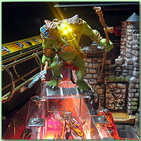 Troll with yellow Leds for Medieval Madness Pinball
