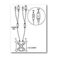 X-Arcade Game Adapter 2 in 1 (XBOX, Playstation 3)