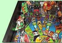 WOLFMAN with LED Eyes MOD for Monster Bash Pinball