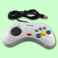 Sega Saturn Style Controller 6 Button USB