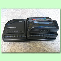 Mega-CD2 mit switchless MOD und SMD2 Konsole + 32X Konsole